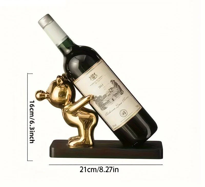Cartoon Bear Wine Holder - Handy House