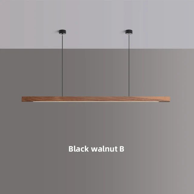Wood Long Strip Pendant LED Light - Handy House