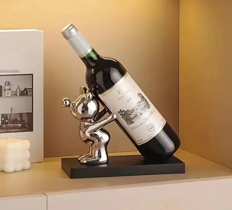 Cartoon Bear Wine Holder - Handy House