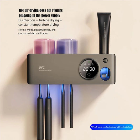 Fast Drying Sterilising Toothbrush Holder - Handy House
