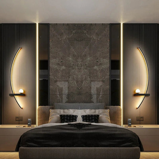 Modern Curve LED Wall Lamp - Handy House
