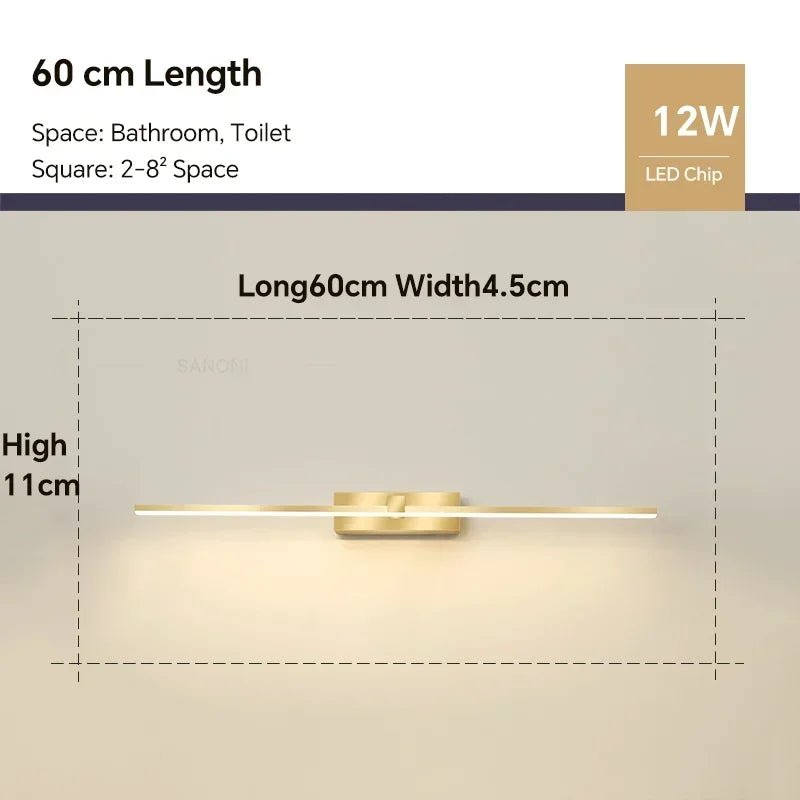 Modern LED Wall Lamp - Black - Handy House