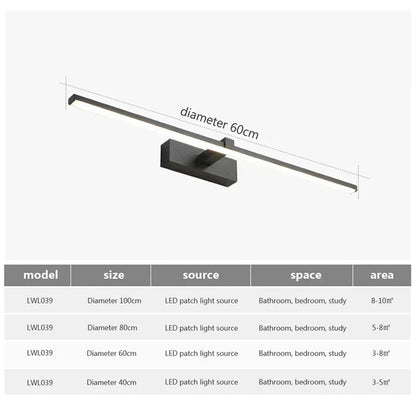 Modern LED Wall Lamp - Black - Handy House