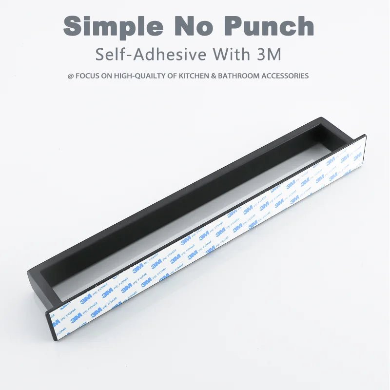 Stainless Steel Towel Holder - Black - Handy House