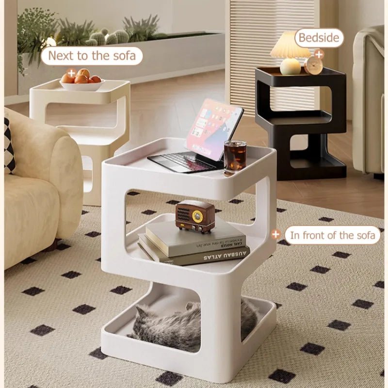 Unique Stacked Side Table - Handy House