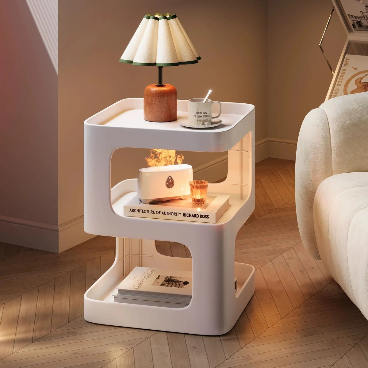 Unique Stacked Side Table - Handy House